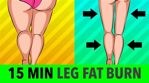 15 Min Leg Fat Burn Exercises At Home YouTube