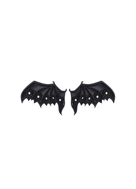 Restyle Lace Bat Wings Hair Clips Attitude Clothing