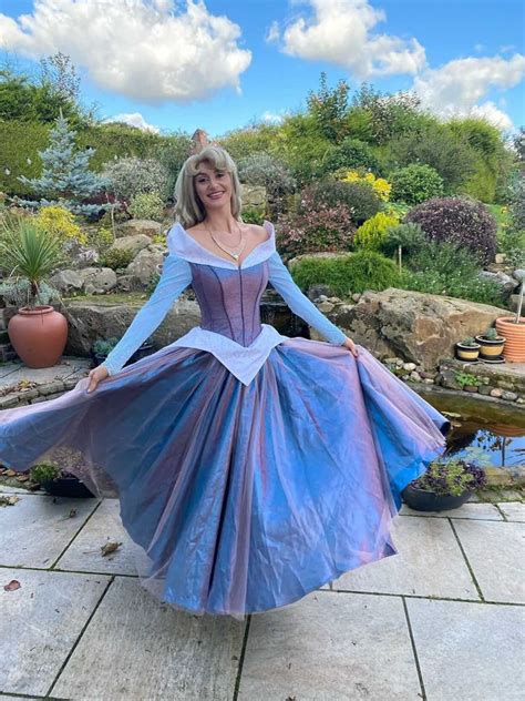 Disney Inspired Sleeping Beauty Costume Adult Aurora Dress Etsy Denmark