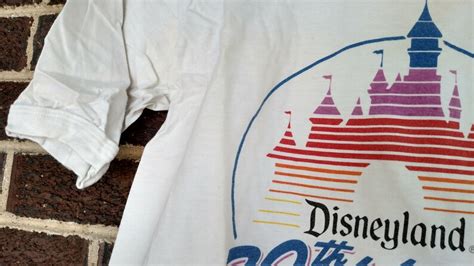 Disneyland 30th Anniversary T Shirt Etsy
