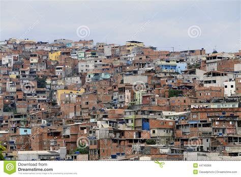The metropolis is an alpha global city and the most populous city in brazil,. Slumkvarter Grannskap Av Sao Paulo, Brasilien Arkivfoto ...