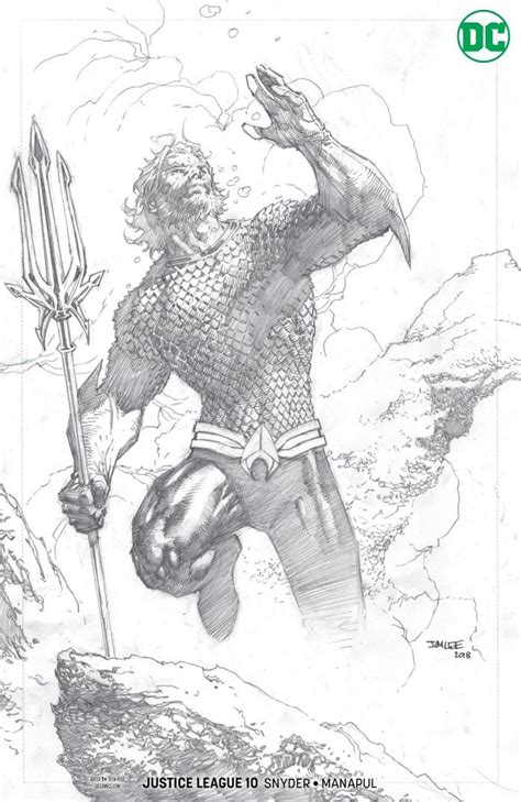 Aquaman Justice League 10 Jim Lee Art Comic Book Art Style