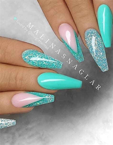 25 Turquoise And Teal Nails For A Fresh Look Turquoise Nails Teal