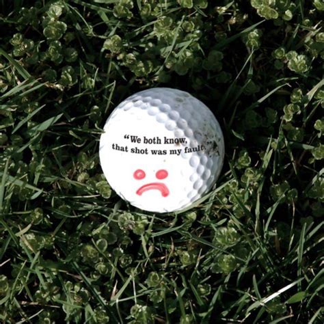 Self Deprecating Golf Balls Golf Humor Golf Ball T Golf Ball