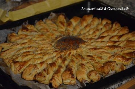 Tarte soleil au saumon et boursin