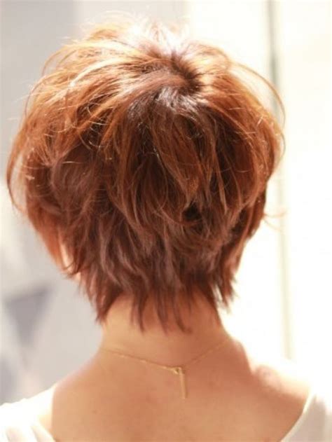 Short Shaggy Hairstyles For Women Back View Kapsels Kapsels Voor