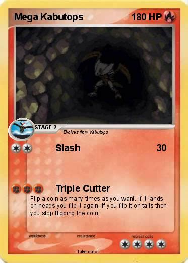 305 results for pokemon card kabuto. Pokémon Mega Kabutops - Slash - My Pokemon Card