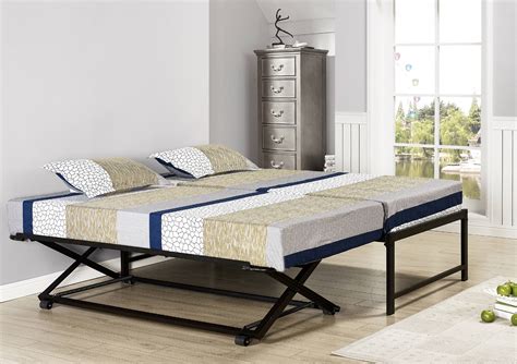 Archer 17h Twin Size Platform Daybed Bed Frame With Pop Up Trundle