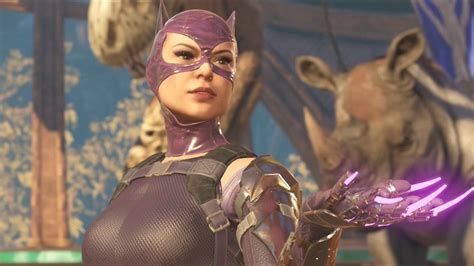 Injustice 2 Catwoman Get The Purr Fect Fit Body Gear In Just Having Fun