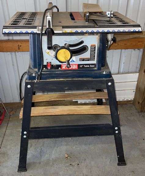 Ryobi 10” Table Saw Has Power Sherwood Auctions