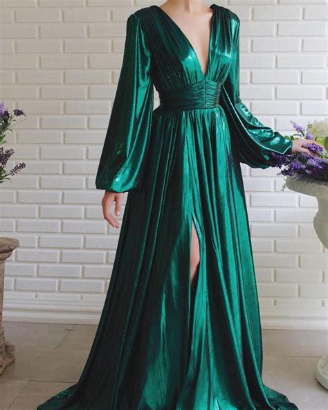 Shiny Teal Gown Teal Gown Long Green Dress Gorgeous Dresses