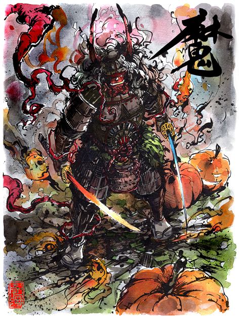 Halloween Haunted Samurai Style By Mycks On Deviantart