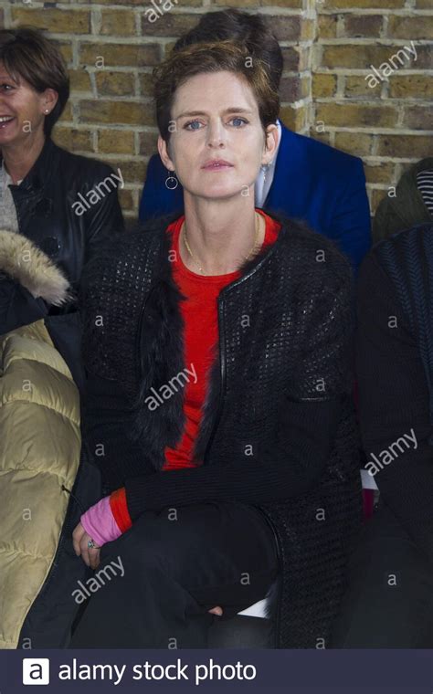 Stella Tennant Attending The Pringle Fashion Show Held At The