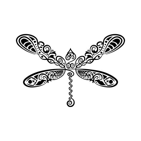 Download Dragonfly svg Dragonfly mandala svg Zentangle dragonfly svg