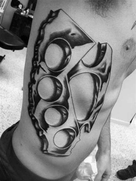 40 Cool Brass Knuckle Tattoo Designs For Men 2024 Guide