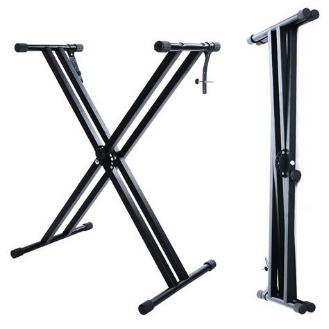 Buy Double Braced X Frame Music Piano Keyboard Stand With 7 Times