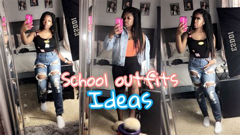 Back To School Outfit Ideas 2019 Baddie Back To School Shopping Youtube