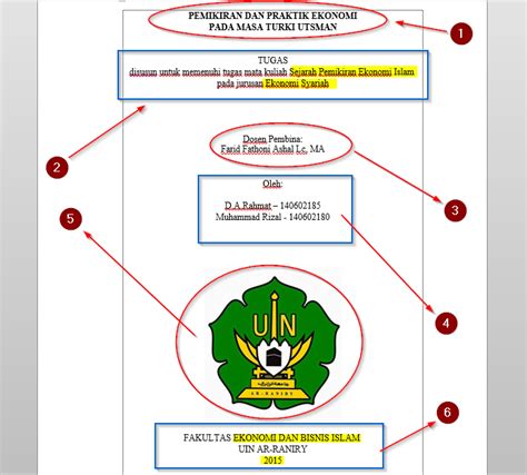 Cover Makalah UIN Ar-Raniry Yang Benar ~ UIN AR-RANIRY | Catatan Unit 7