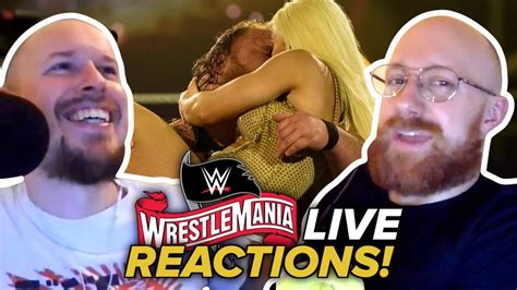 Mandy Rose Helps Otis Win And They Kissed Wwe Wrestlemania Night Live Reactions Youtube