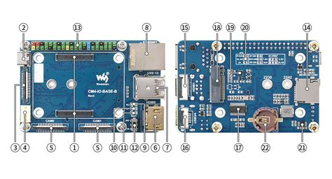 Mini Base Board Mini Computer Full Version Designed For Raspberry Pi