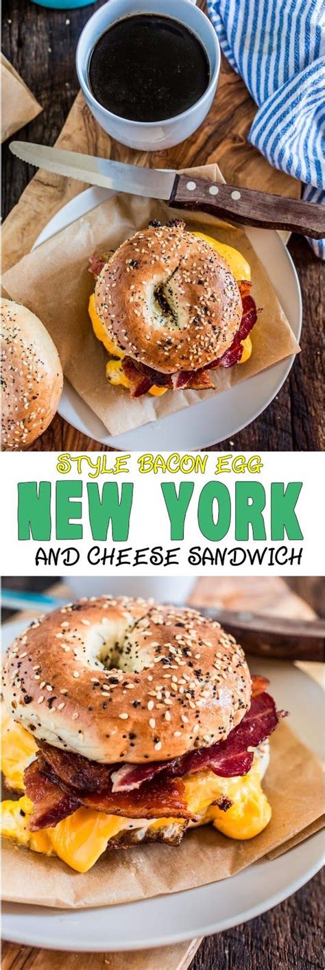 New York Style Bacon Egg And Cheese Sandwich The Breakfast