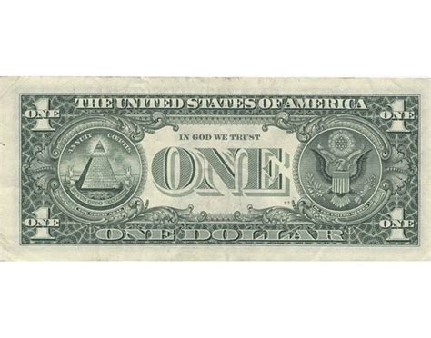 Parts Of A One Dollar Bill Quiz