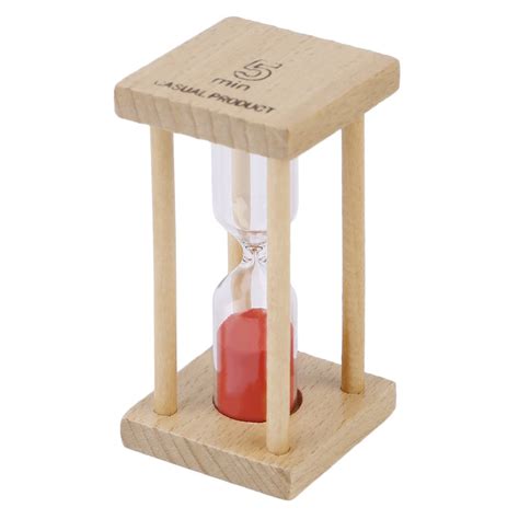 Wooden Hourglass Sandglass Sand Clock Timer For Kids Brushing 1