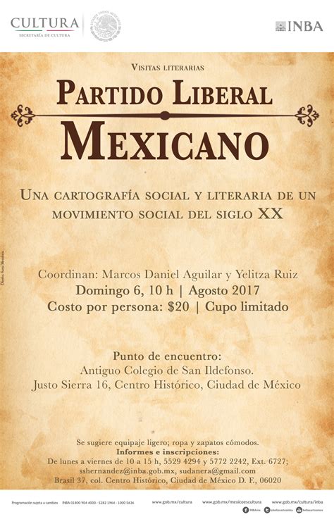 Se Visitarán Lugares Emblemáticos En La Conformación Del Partido Liberal Mexicano