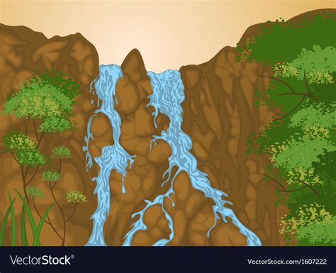 Waterfalls Free Vector Graphics Everypixel
