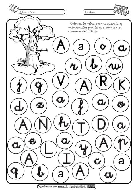 Identificación De Vocales Abc Phonics Alphabet Worksheets Free