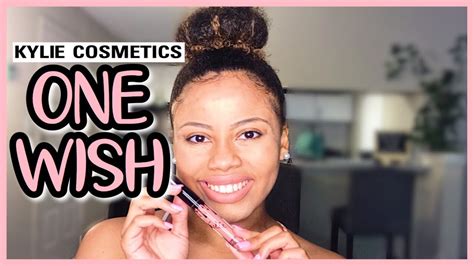Kylie Cosmetics One Wish Matte Lipstick Review Youtube