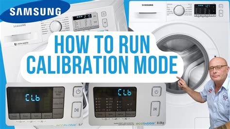 How To Run Calibration Mode Samsung Washing Machine Test Motor Check
