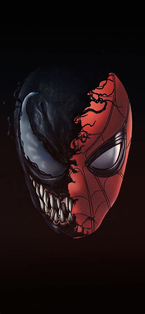 1125x2436 Venom X Spiderman 4k Iphone Xsiphone 10iphone X Wallpaper
