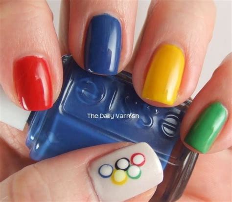 12 olympic nail art ideas worthy of a gold medal olympic nails nails simple nails
