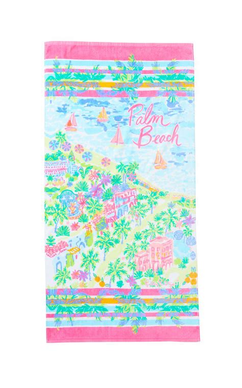 Lilly Pulitzer Cotton Destination Beach Towel Palm Beach Lyst