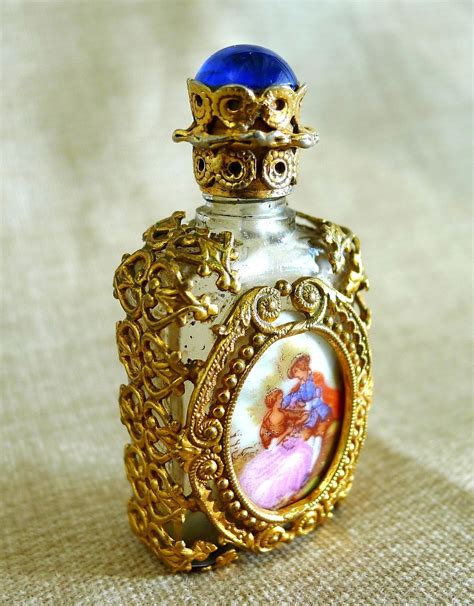 Circa 1920s Miniature French Perfume Bottle French Perfume Bottles
