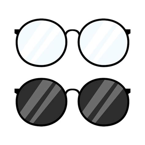 Premium Vector Glasses Designs Vector Illustrations Set