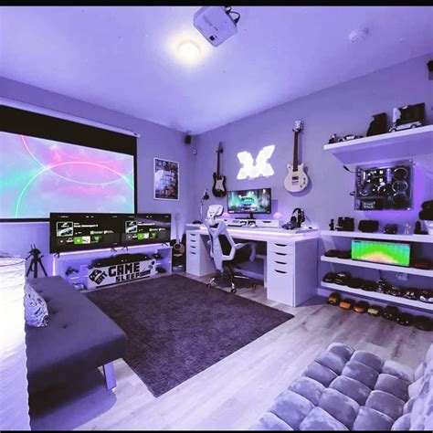 Rate This Setup 1 10 😁 Dormitorio De Gamer Decoración De