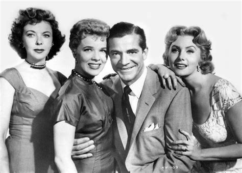 Ida Lupino Sally Forrest Dana Andrews And Rhonda Fleming In A