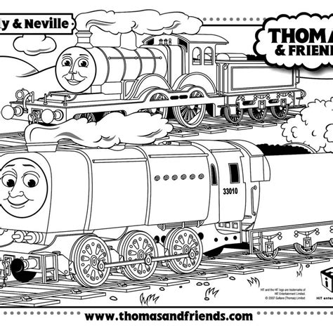 Gordon Thomas Coloring Pages - Gordon from Thomas and friends coloring