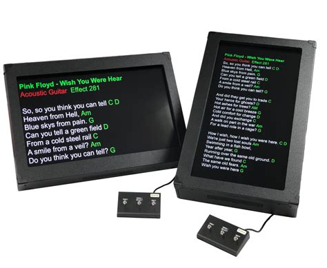 Singers Lyric Prompter Teleprompter Stageprompter