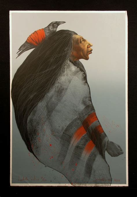 Frank Howell Lakota Sisters Hand Signed Lithograph Art Print 1984