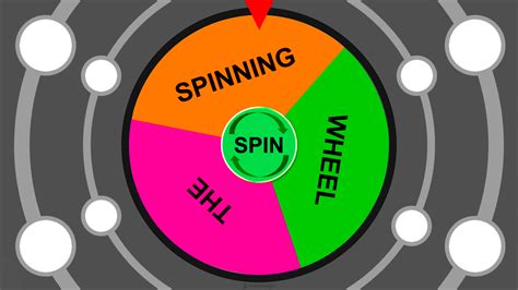 Free Spinning Wheel Powerpoint Template