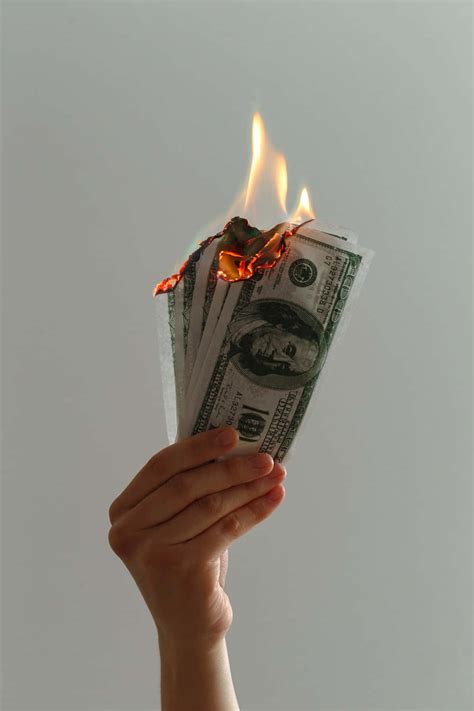 Download Cool Money Burning Wallpaper Wallpapers Com