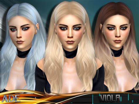 Viola Hair By Adedarma At Tsr Sims 4 Updates