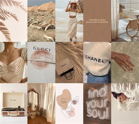 A Boujee Beige Aesthetic Collage Kit Nude Collage Etsy My Xxx Hot Girl