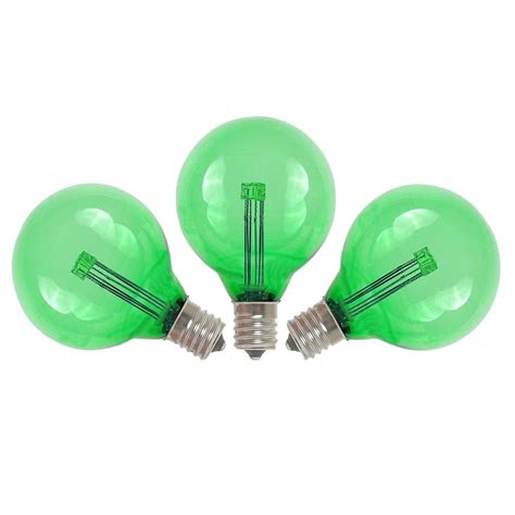 25 Pack G40 Led Outdoor String Light Patio Globe Replacement Bulbs