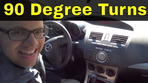90 Degree Turns Beginner Driving Lesson Youtube