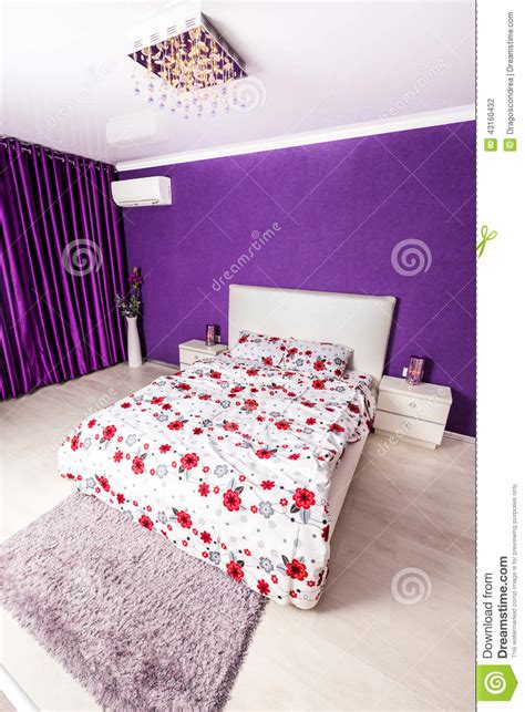 Modern Bedroom Interior Design Stock Photo Image Of Comfort