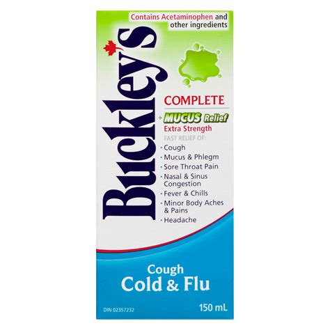 Buckleys Complete Cough Cold And Flu Mucus Relief Extra Strength 150